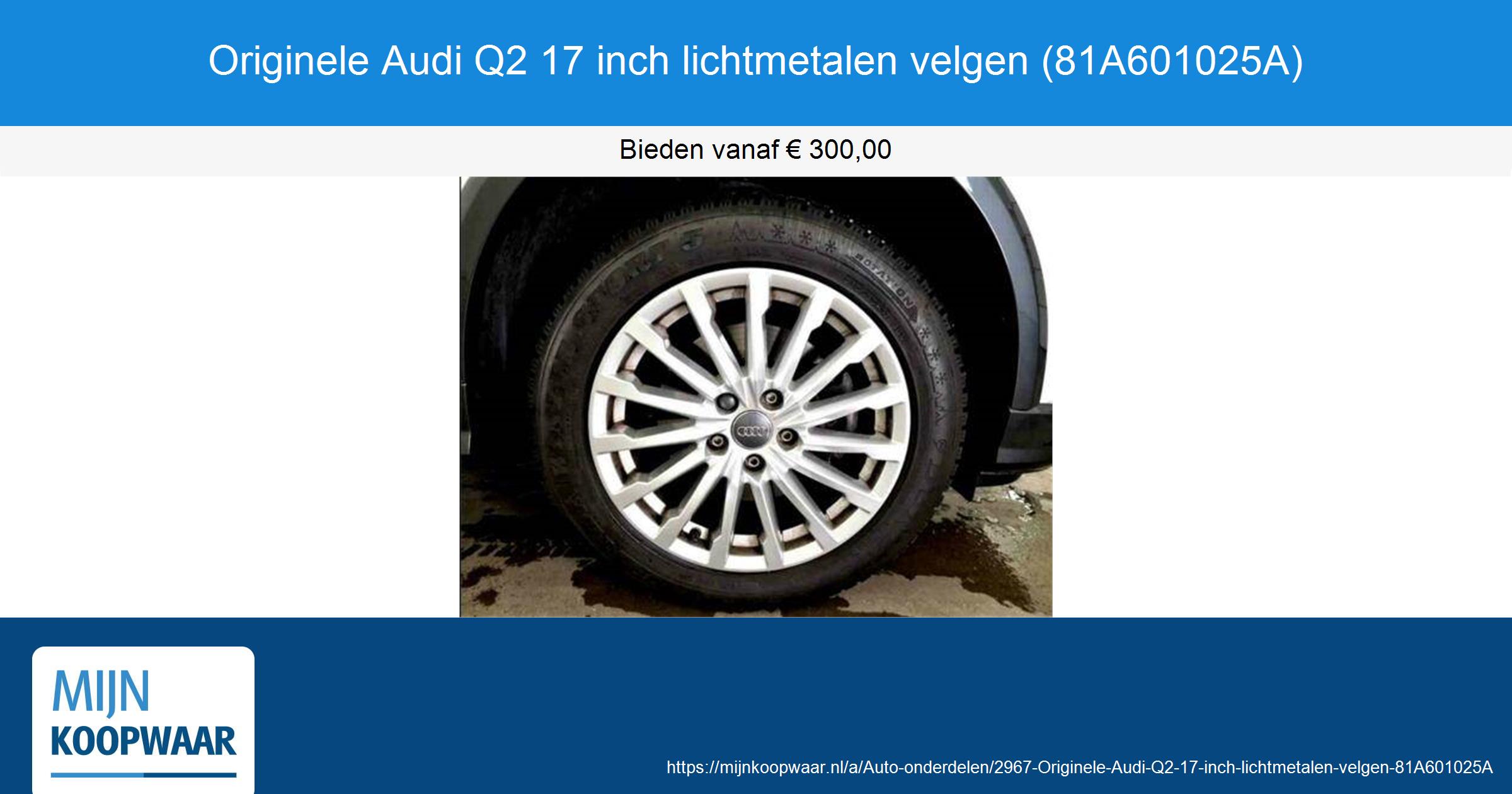 Originele Audi Q Inch Lichtmetalen Velgen A A