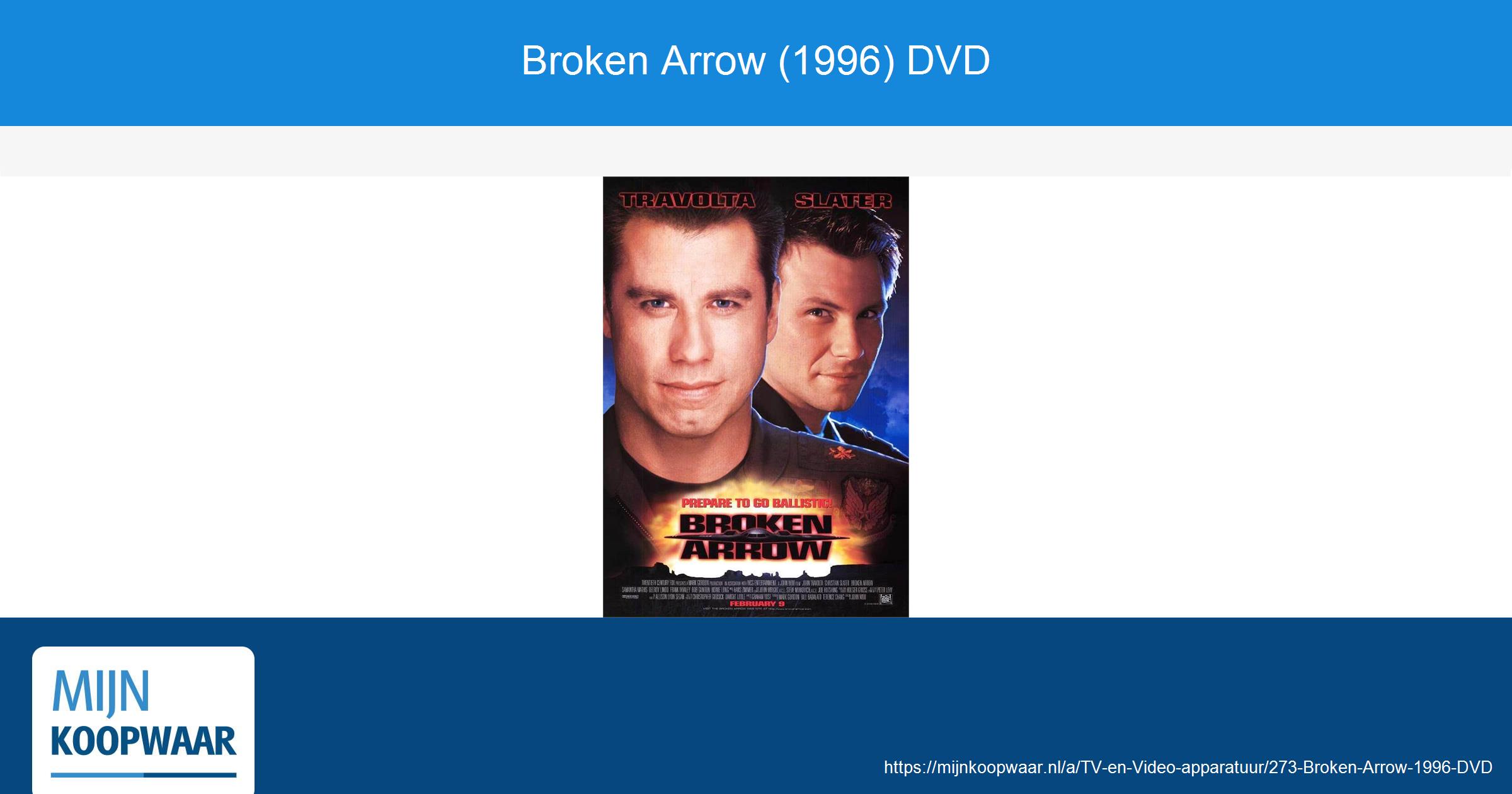 Broken Arrow (1996) DVD - MijnKoopwaar.nl