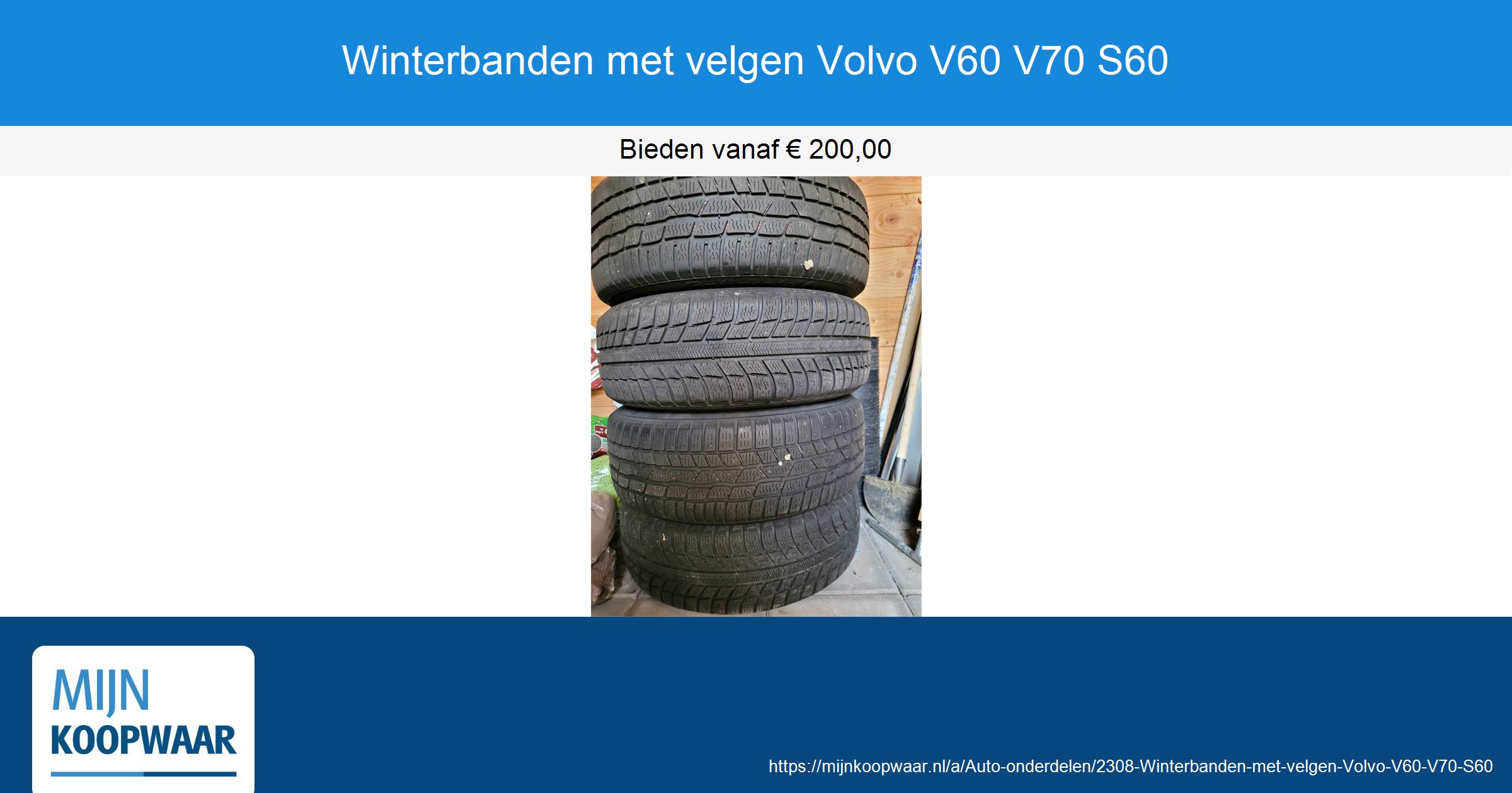 vergeven Kolonel vloeistof Winterbanden met velgen Volvo V60 V70 S60 - MijnKoopwaar.nl