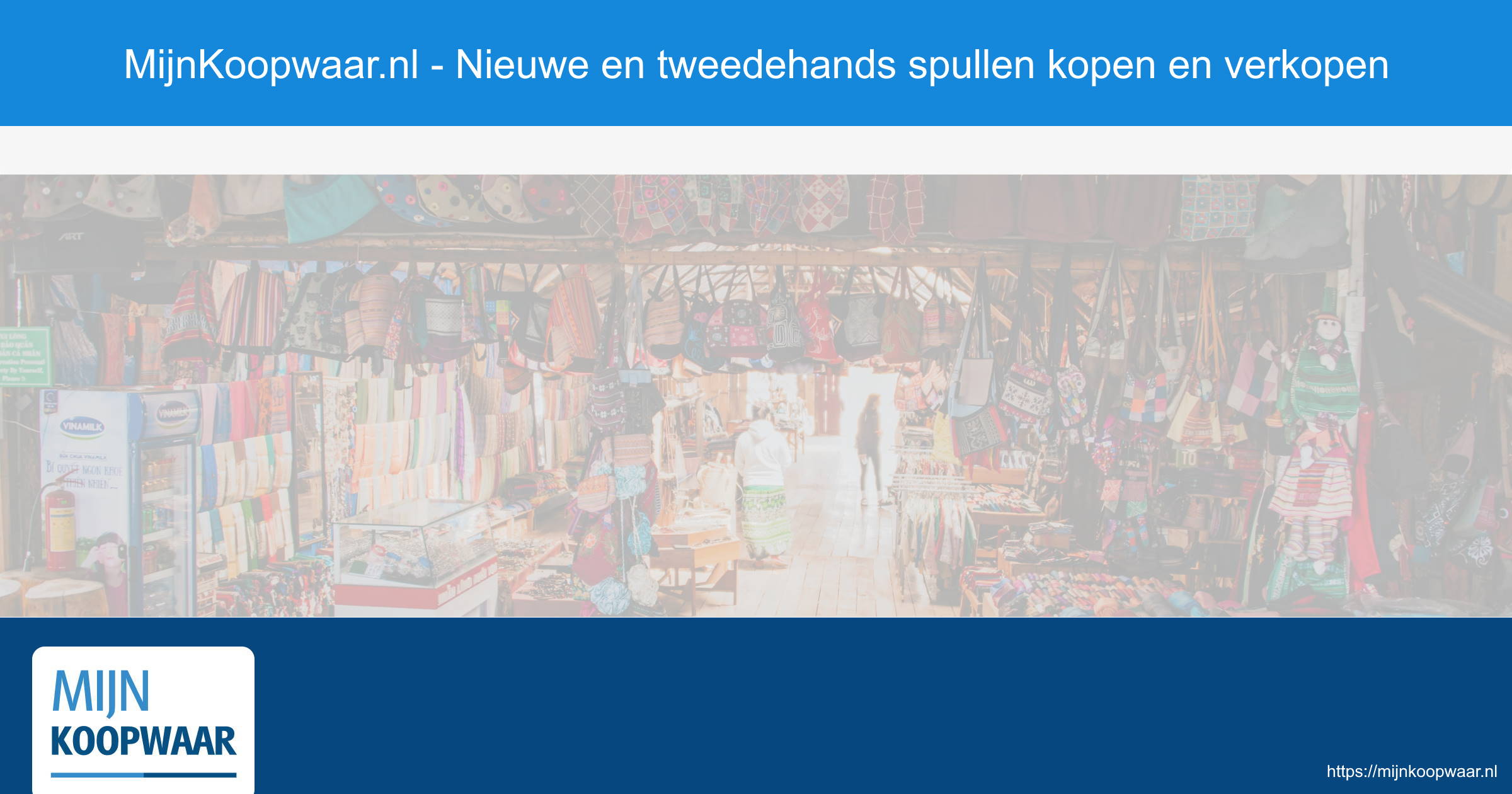 Margaret Mitchell Betrokken plug MijnKoopwaar.nl - Nieuwe en tweedehands spullen kopen en verkopen